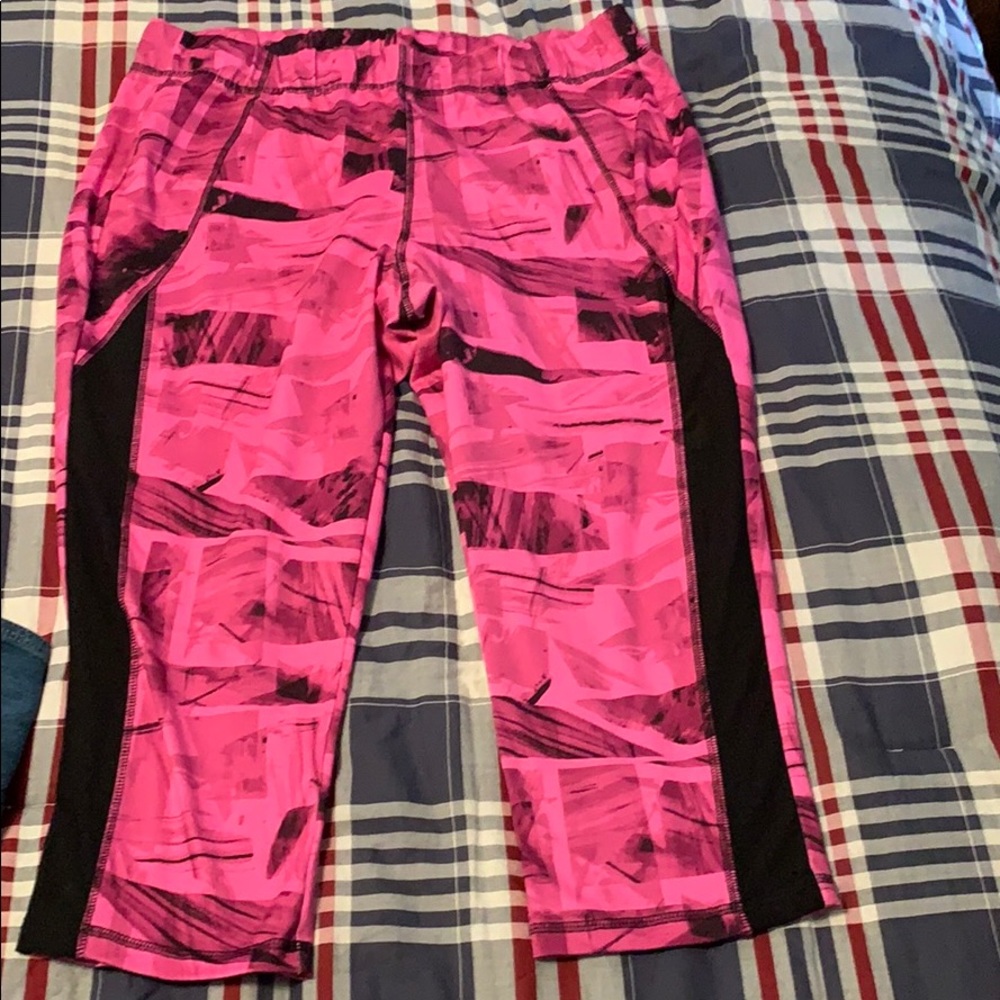 Active wear crop spandex